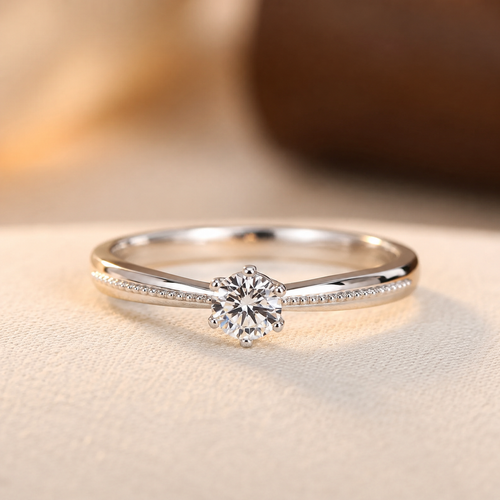Clara Signature Solitaire Ring - Photo 1