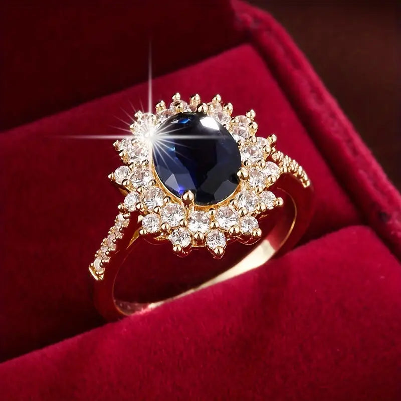 Vionne Saphirae Ring | Gold - Photo 1