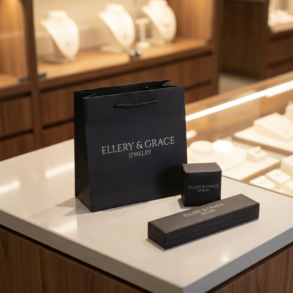 Gold Emerald Hoop Earrings - Photo 3