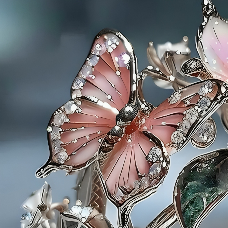 Croia™ | Butterfly Ring with Zirconia - Photo 2